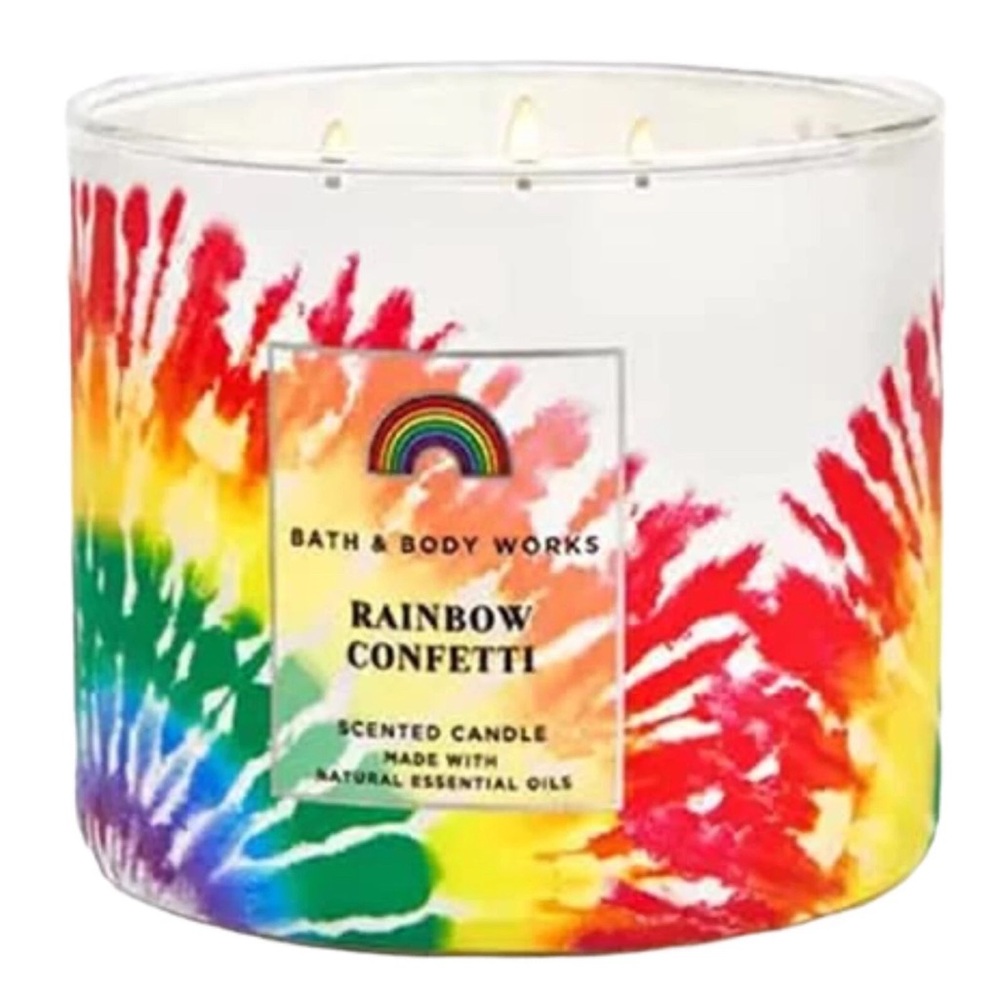 B&BW Rainbow Confetti 3-Wick Candle